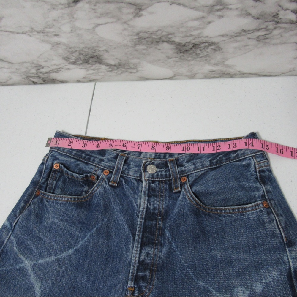 Levi’s Vintage Denim Jeans Bleach Acid Wash Detail Size 27 - Picture 11 of 17